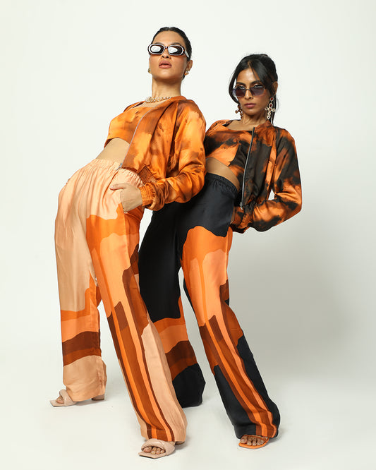 Peach Drip Pants